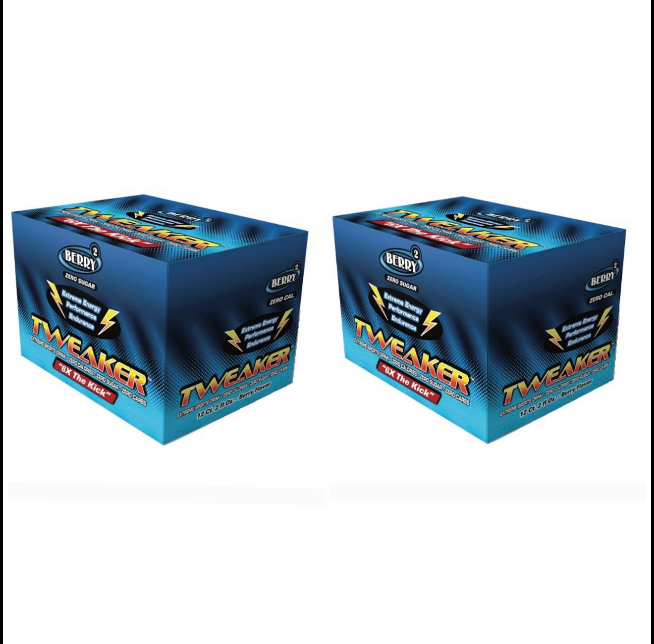 24 SHOTS Tweaker Berry Flavor 24 Count Energy Shots 2.0 oz Zero Sugar Free
