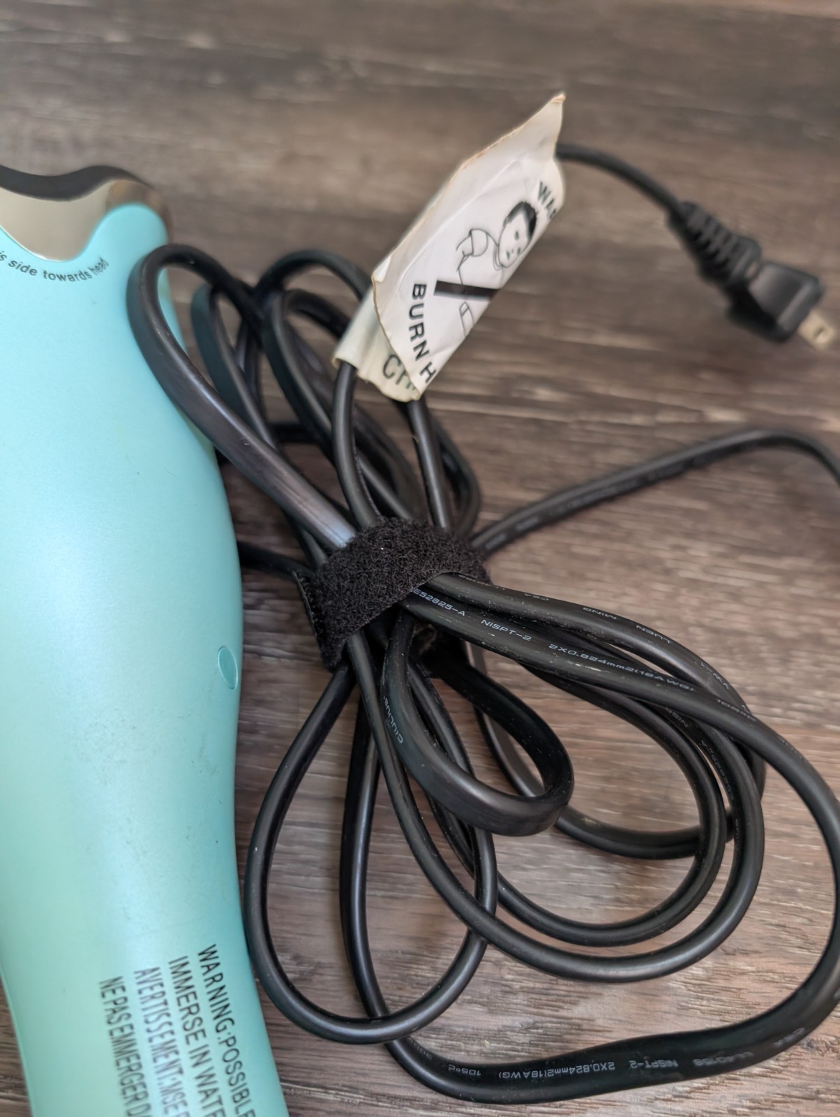CHI Spin N Curl 1″ Ceramic Rotating Curler Mint Teal Automatic Hair Wandi