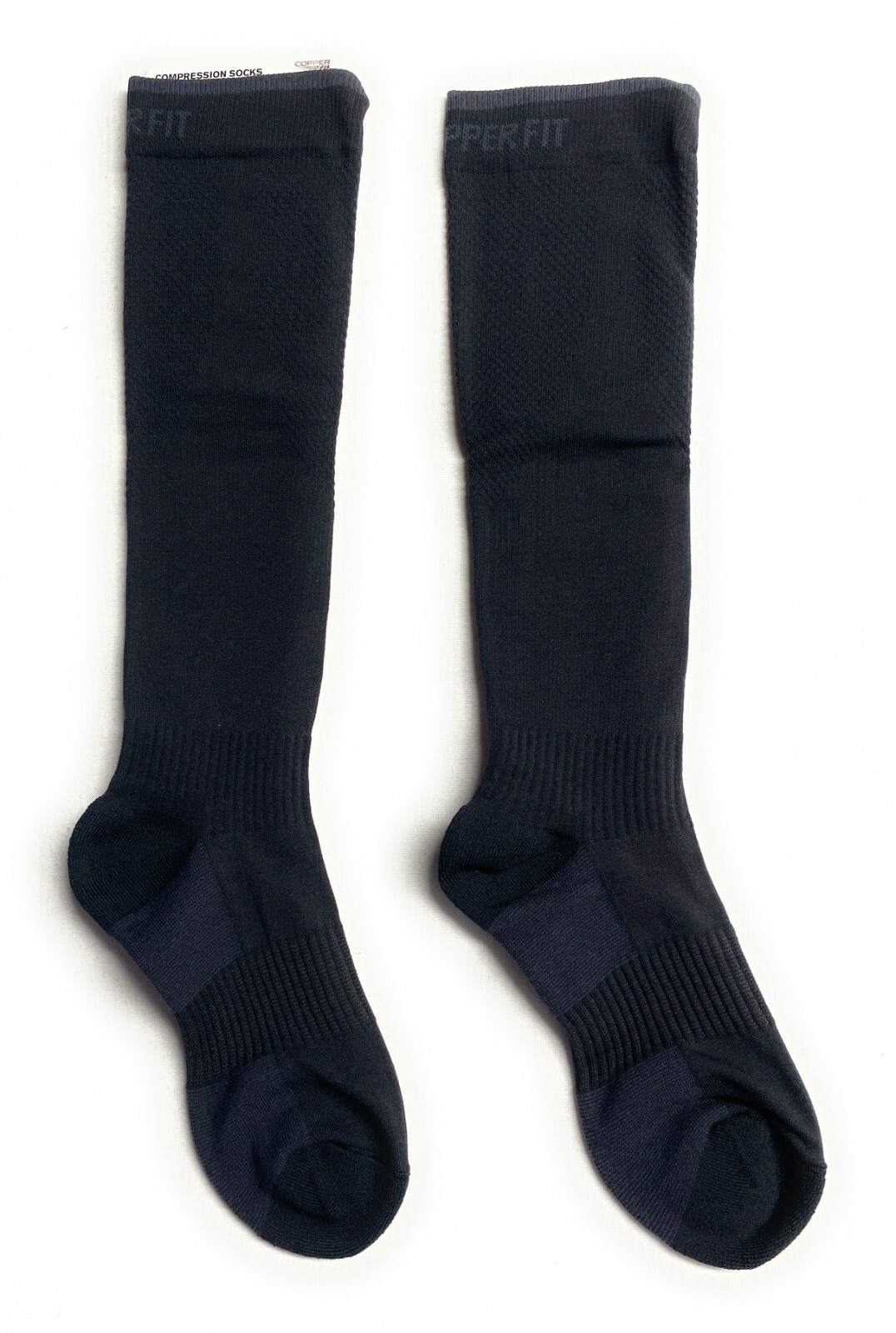 Copper Unisex-Adult Compression Socks, Black