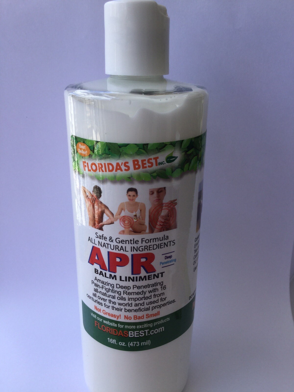 16oz Bottle Florida’s Best APR All-Natural Pain Relief Brand New Fresh Stock!!