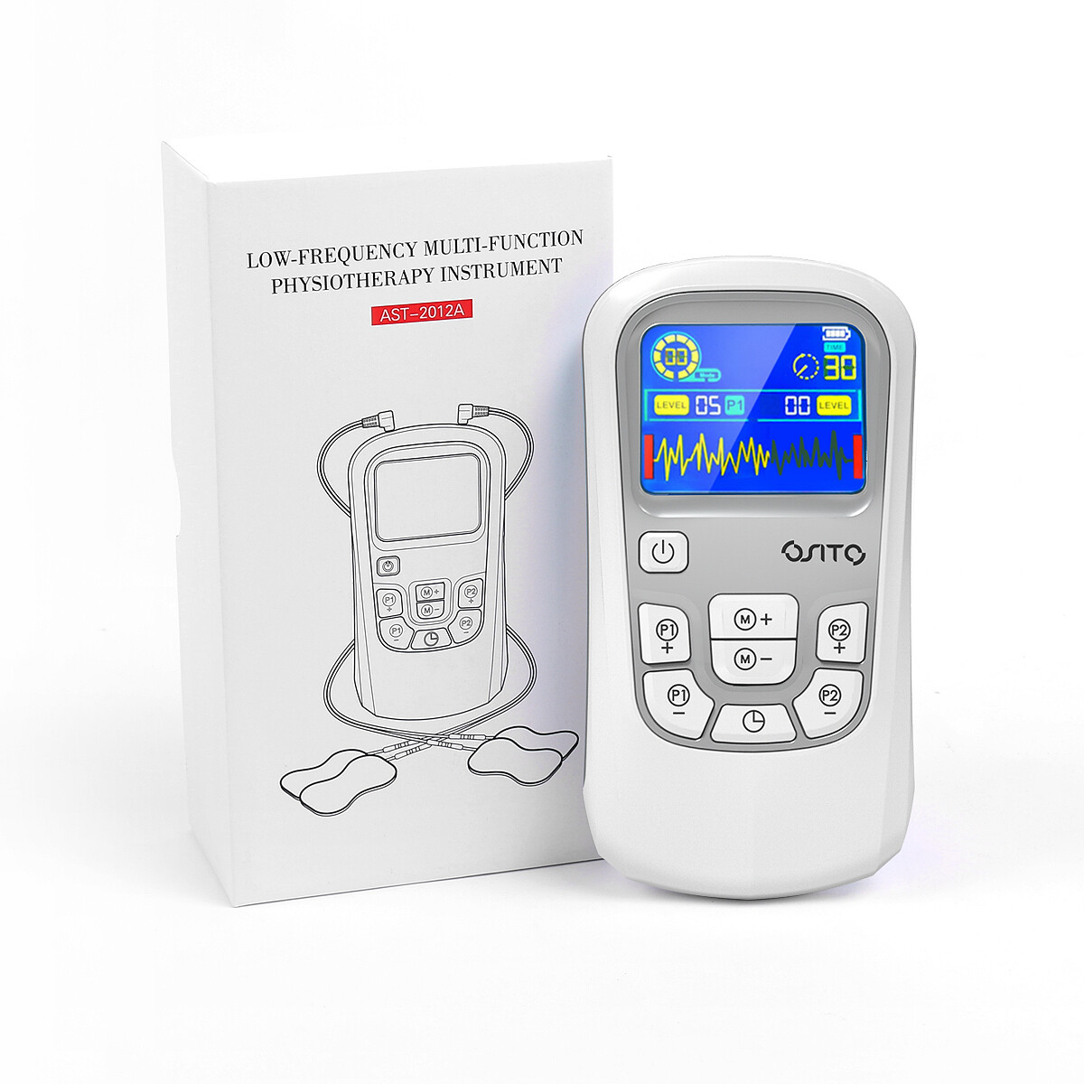 TENS Unit Muscle Stimulator Machine Body Back Legs Massager Therapy Pain Relief