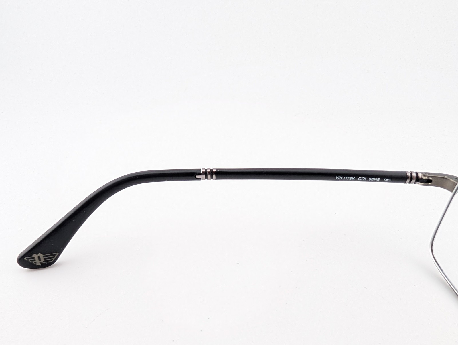 Police Eyeglasses, Frames Only, Bangladesh, VPLD78K 08H5, 58-18-145, Gunmetal