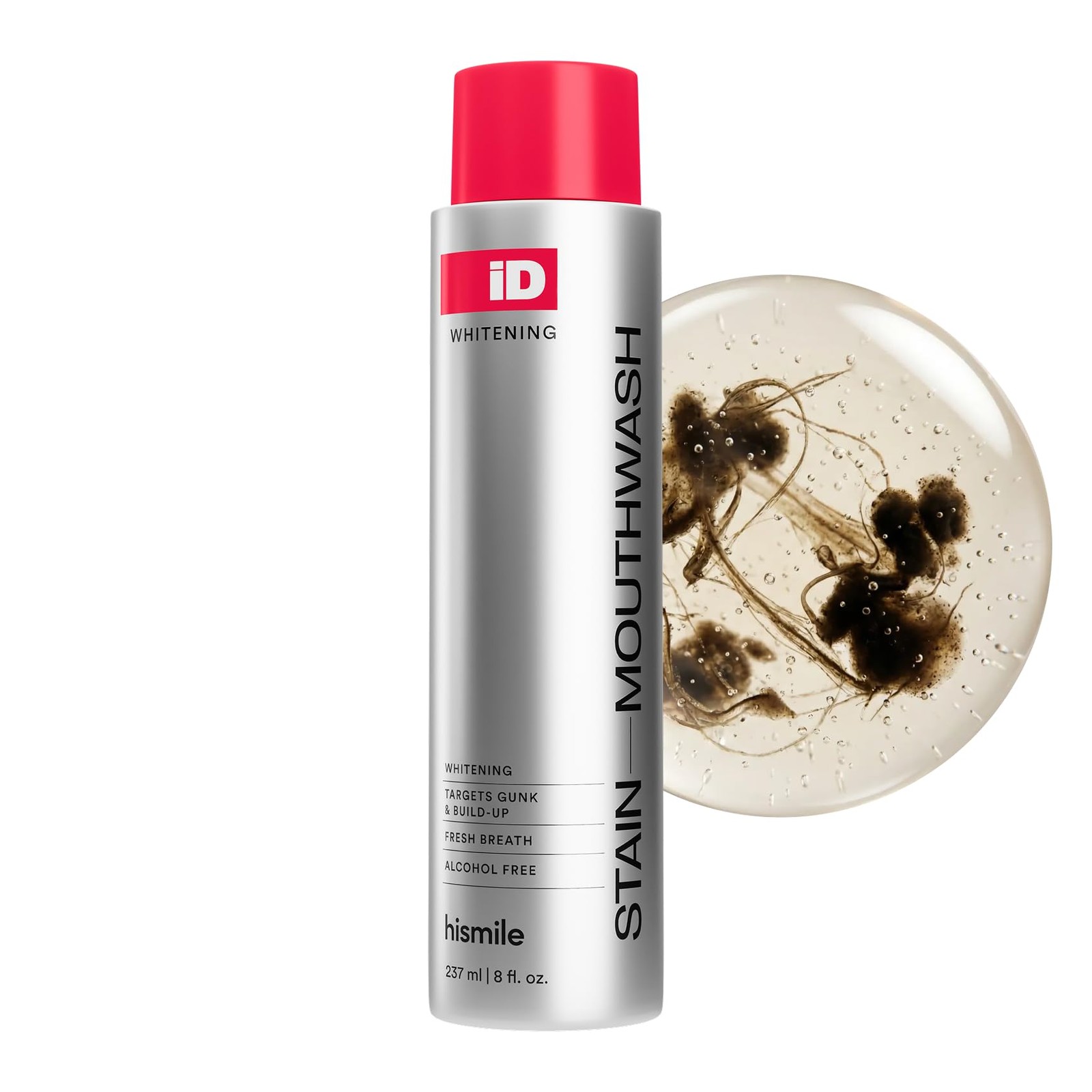 iD Stain Whitening Mouthwash Gunk Removing Mouthwash for Fresh Breath Hydrogen