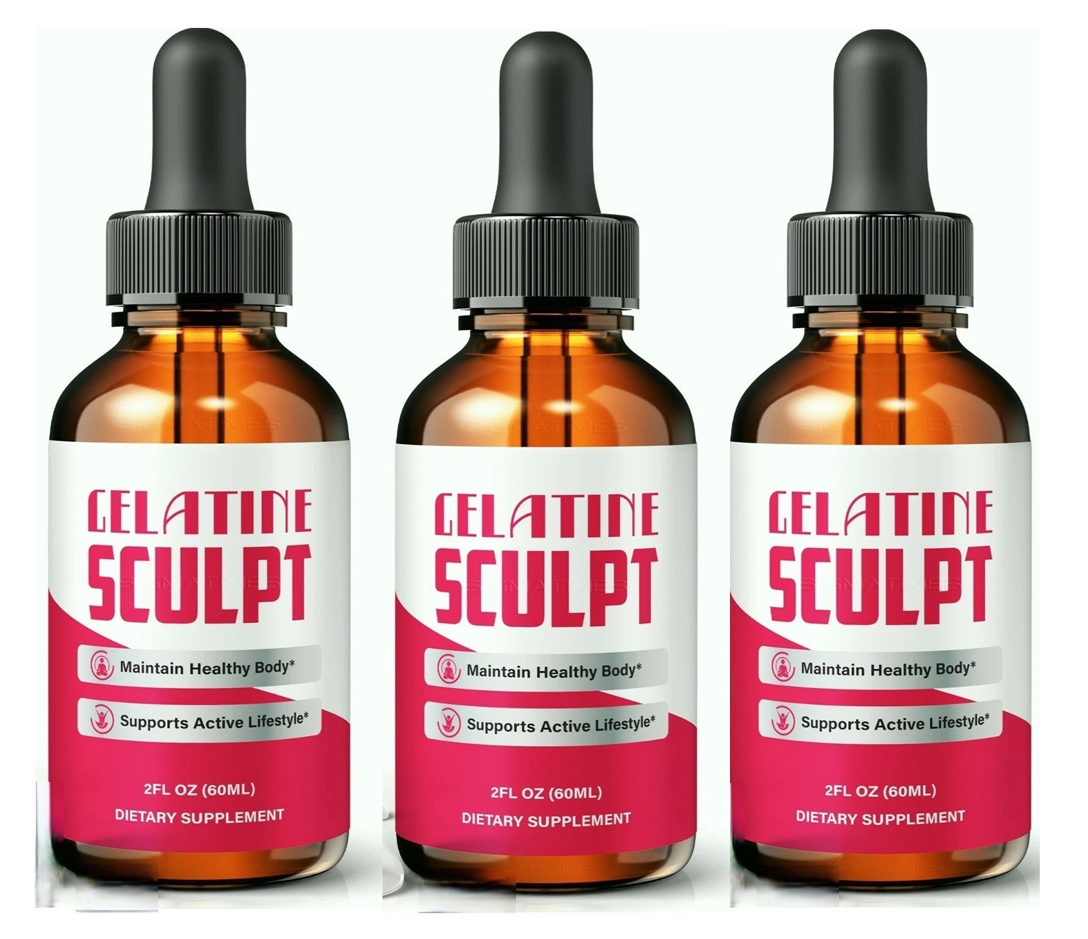 3 Pack – Gelatine Sculpt Drop Metabolism Support & Healthy Weight Loss (2 FL OZ)