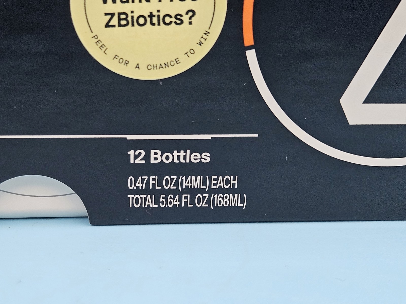 12 Pack Probiotic Feel Better After Drinking ZBiotics 0.47 Fl Oz Wake Refreshed