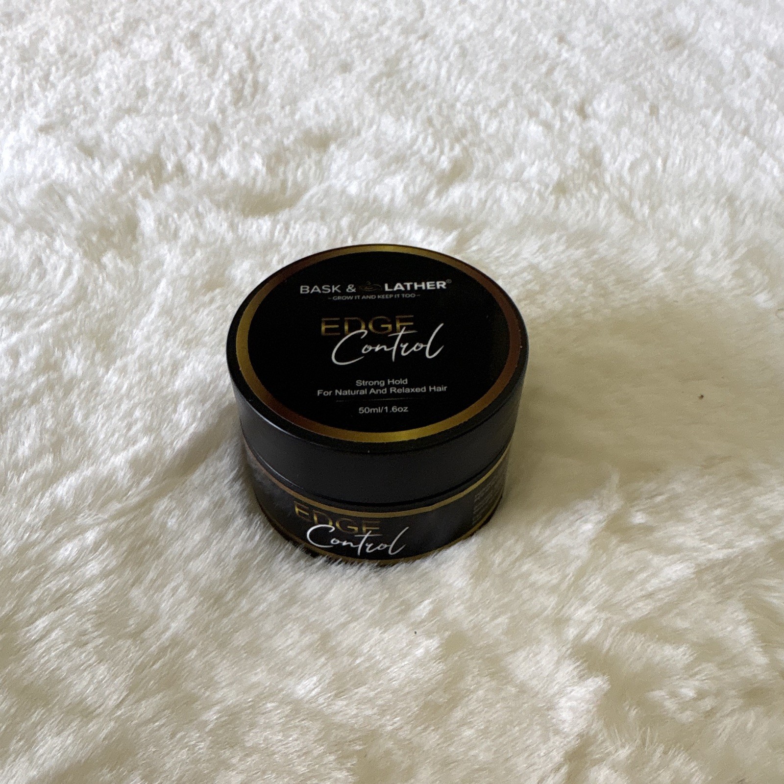Bask & Lather Edge Control Strong Hold Styling Gel 50ml / 1.6oz