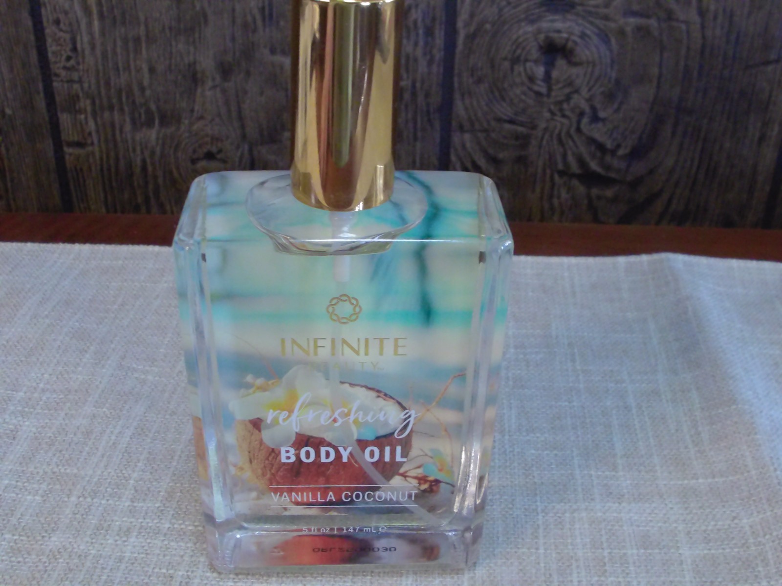 Infinite Beauty Hydrating Body Oil Vanilla Coconut 5 fl oz NWOB