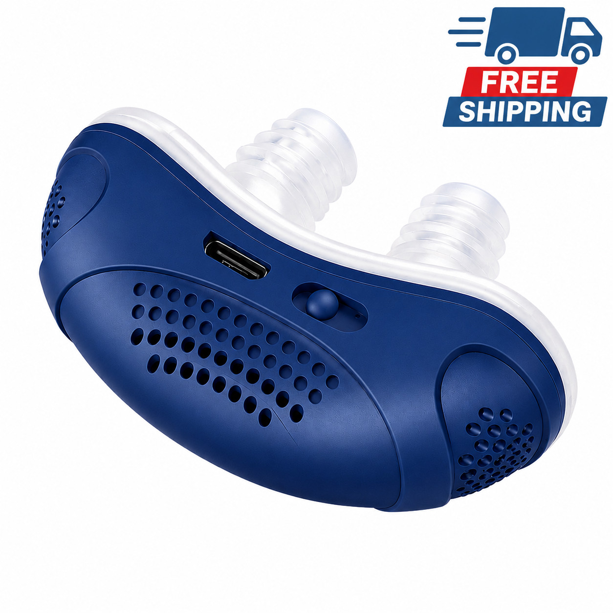 Electric Anti Snore Stopper Device Sleeping Help Smooth Breathing Nasal Machine
