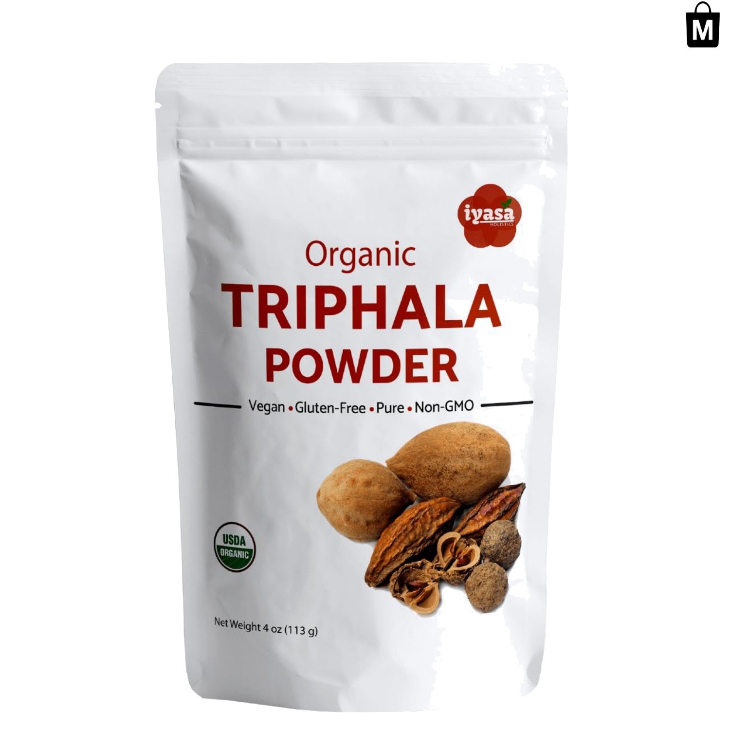 USDA Certified Triphala Blend – Amla, Haritaki & Bibhitaki – Digestive Health