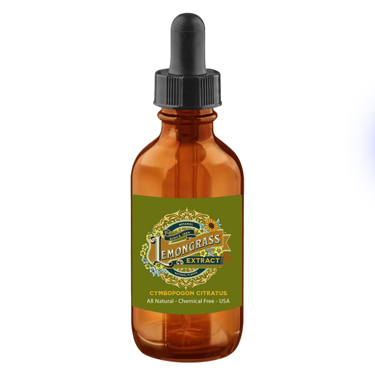 Lemongrass Extract – QUALITY – EASY to use DROPS – Made in the USA