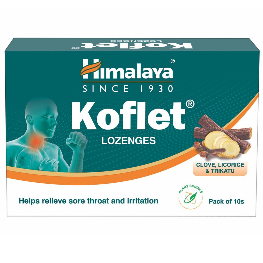 Koflet Lozenges | Herbal Throat Care-Soothing Relief & Refreshing Formula | 12Ct