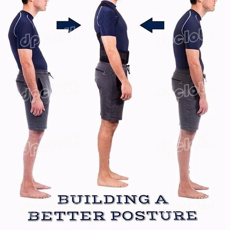 USA Back Brace Posture Corrector for Women and Men Back Support Straightener YY