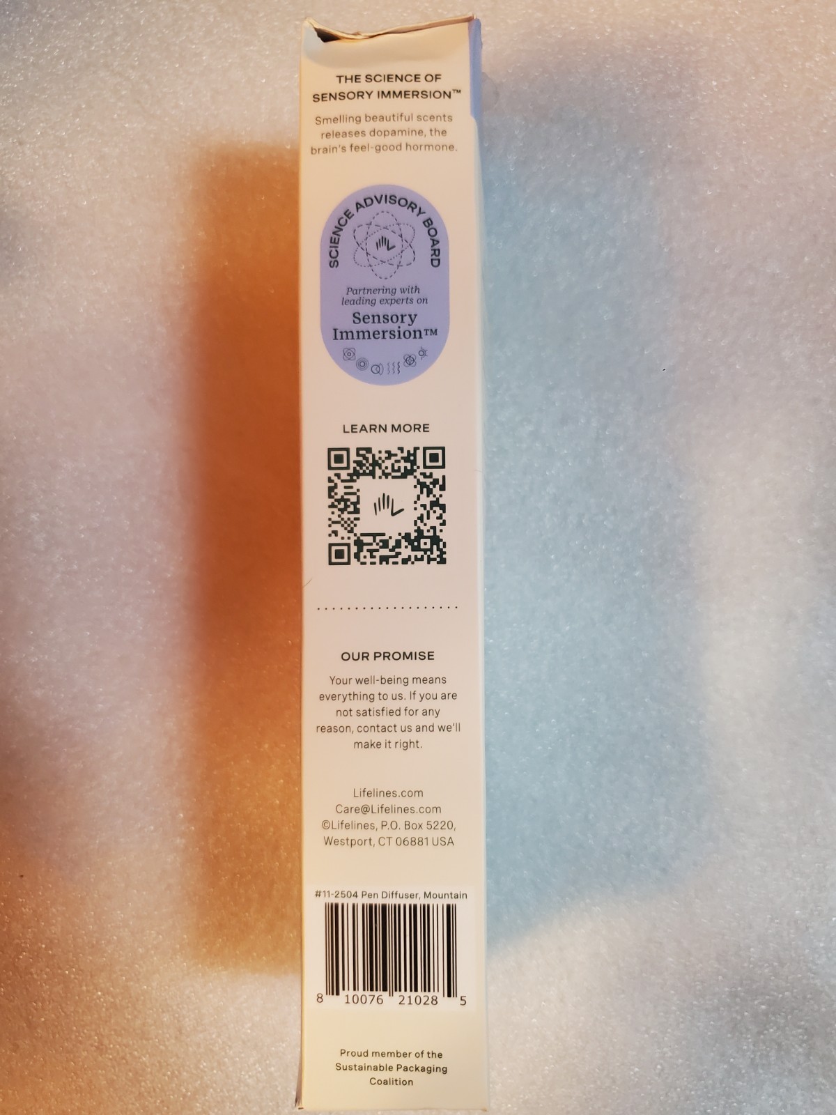 Pen Diffuser in Crisp Mountain Air Essential Oil Blends, 1.0mm Ballpoint Tip