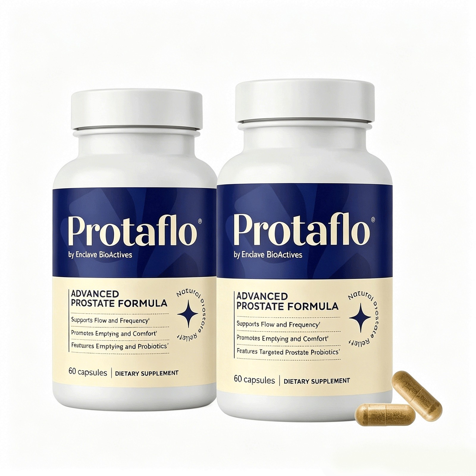 BioActives Enclave 2x Protaflo Prostate Formula 60 Capsules D3 Zinc Supplements