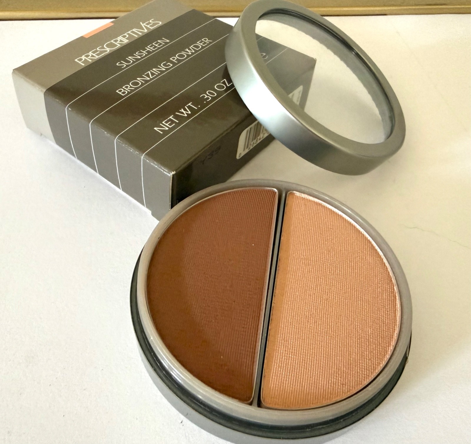 Rare! Prescriptives Sunsheen So Cool #02 bronzer powder & highlighter .30oz 8.8g
