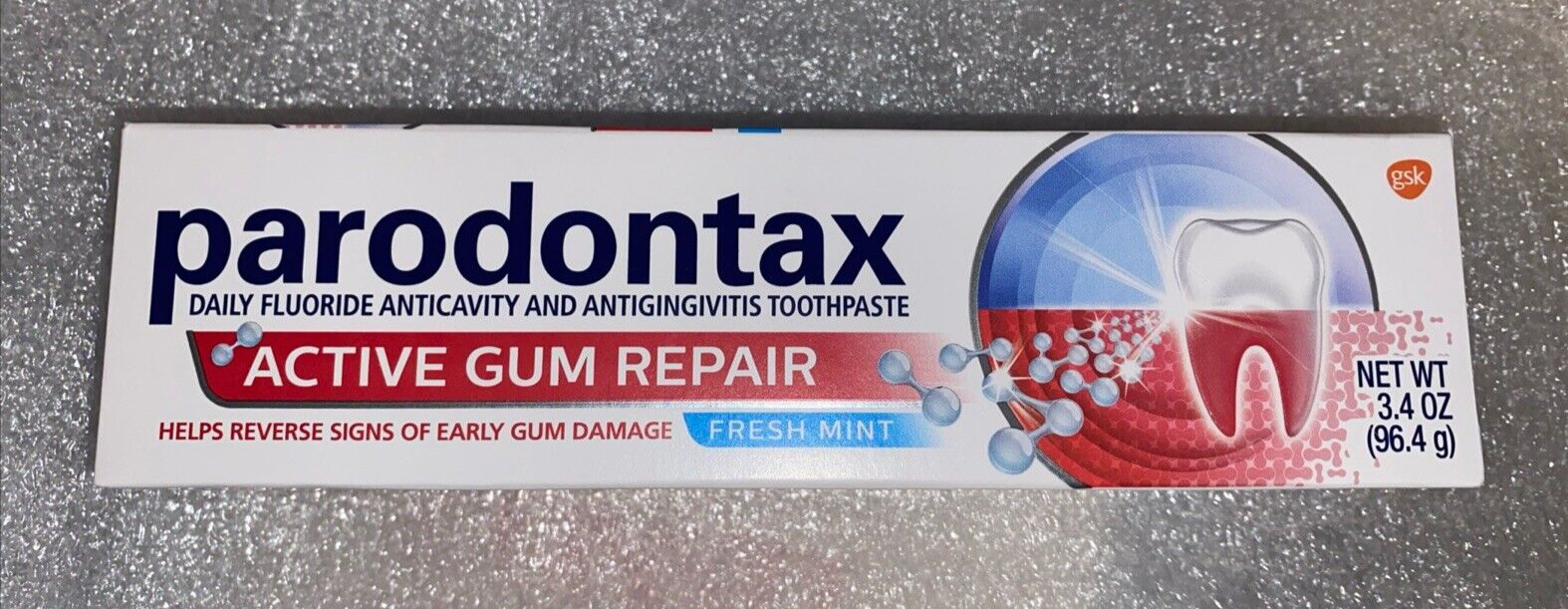 Parodontax Active Gum Repair Breath Freshener Toothpaste 3.4 Oz EXP 07/2025