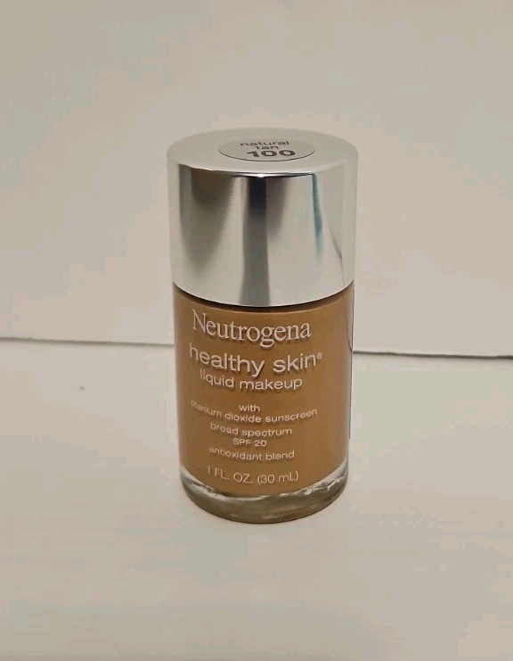 Neutrogena Healthy Skin Liquid Makeup – 100 Natural Tan – Expires Dec 2026