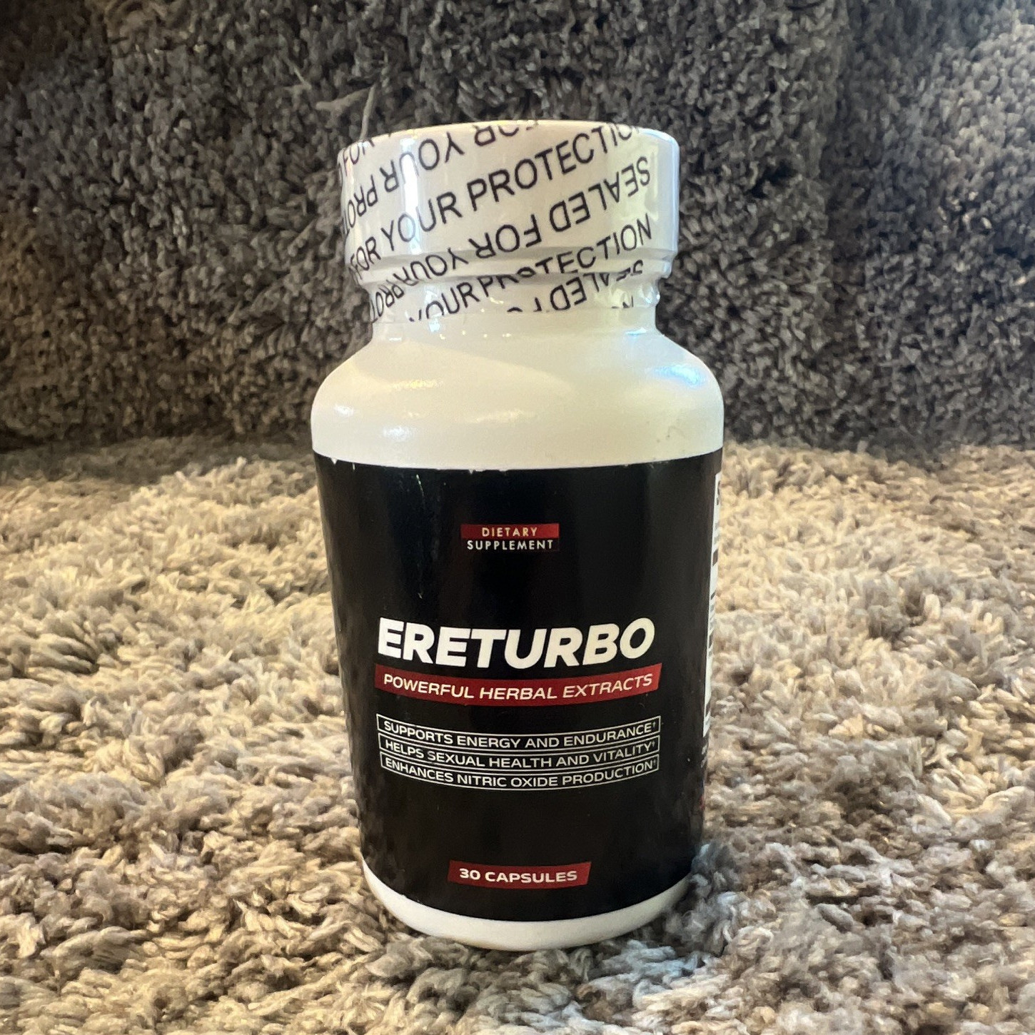 Ereturbo Men’s Herbal Supplement 30 Veg Capsules Maca L-Citrulline Niacin