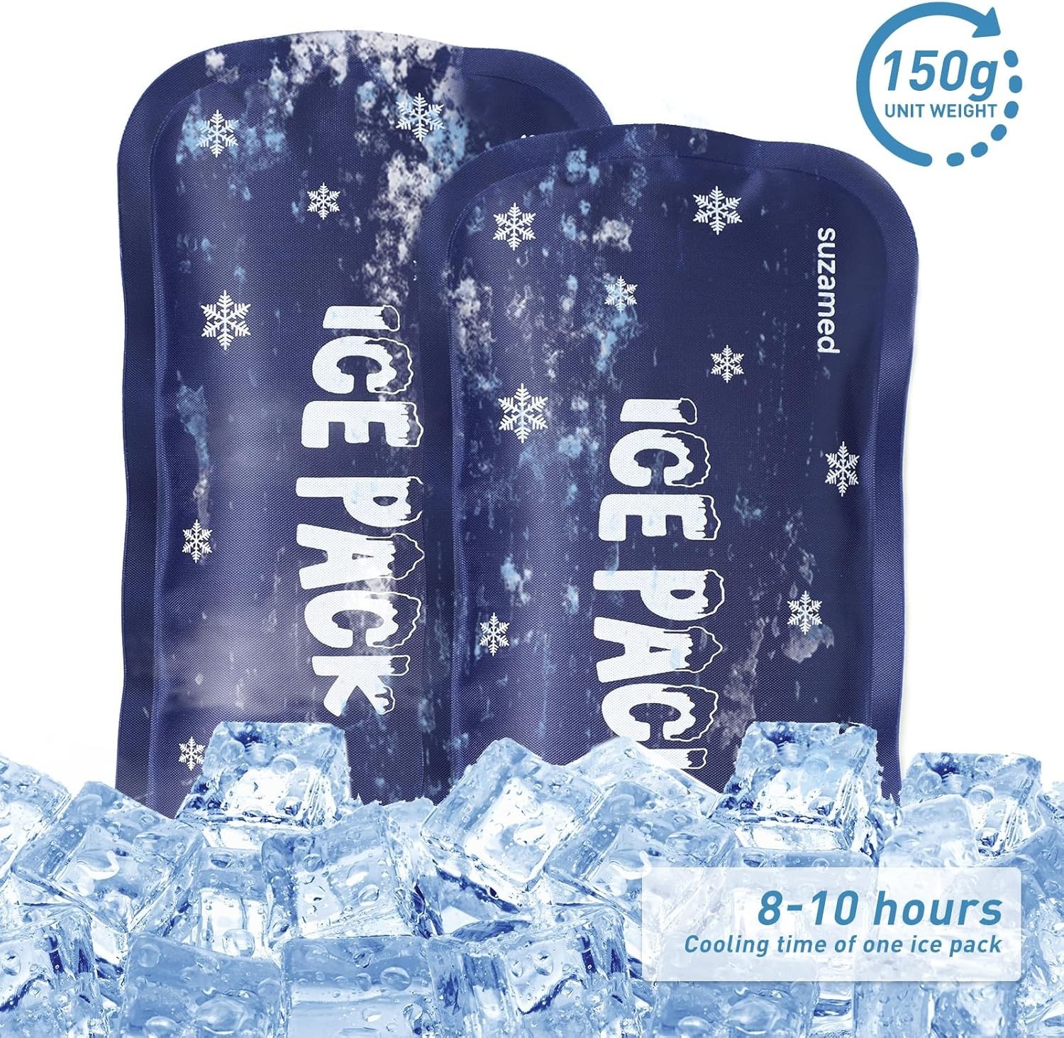 Durable EVA Insulin Travel Case with Large Capacity & 2 Reusable Ice Packs