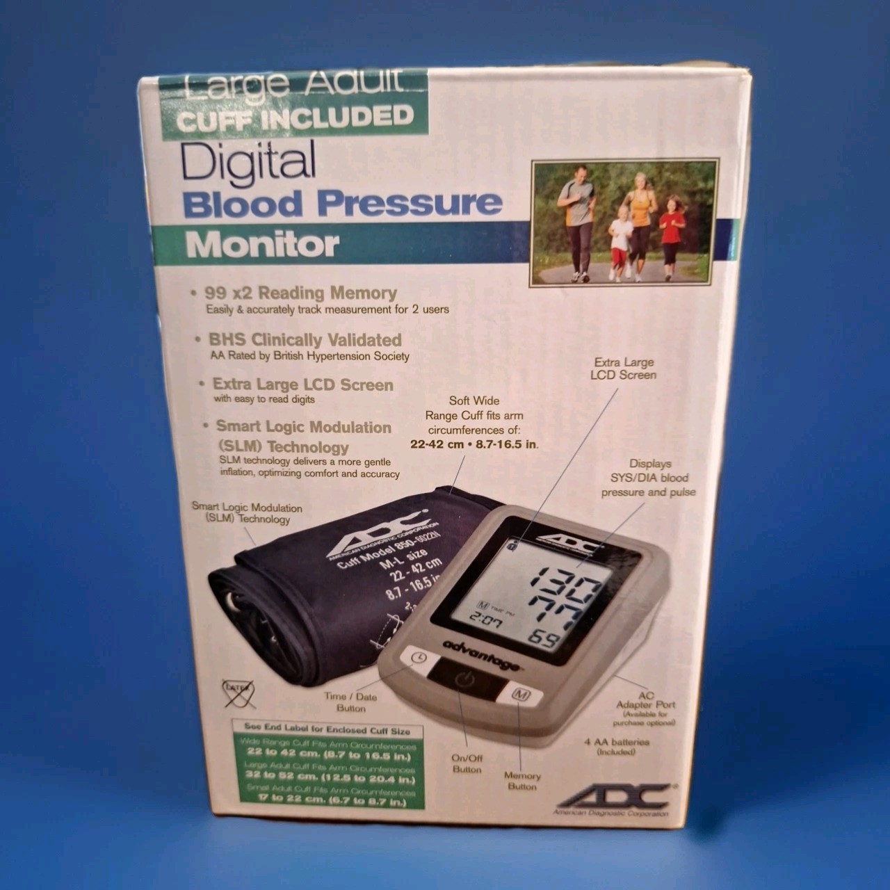 Digital Blood Pressure Monitor NIB American Diagnostic Corp Model 6021N