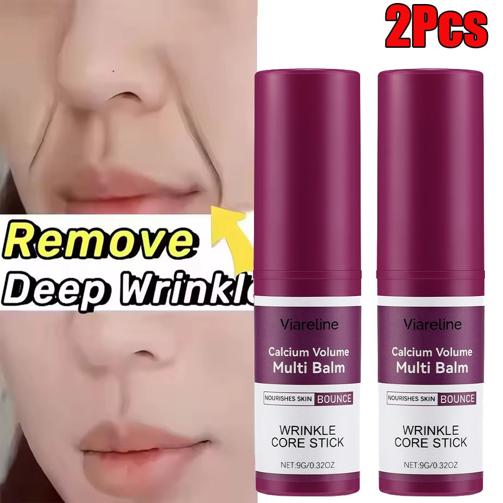 2X Calcium Volume Multi Balm Wrinkle Core Stick Korean Collagen Moisturing Stick