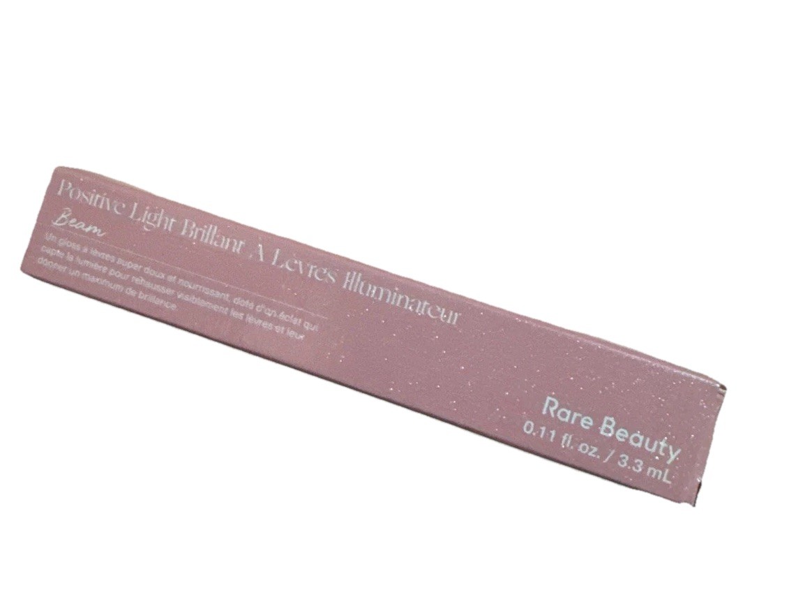 Rare Beauty Positive Light Luminizing Lip Gloss BEAM New