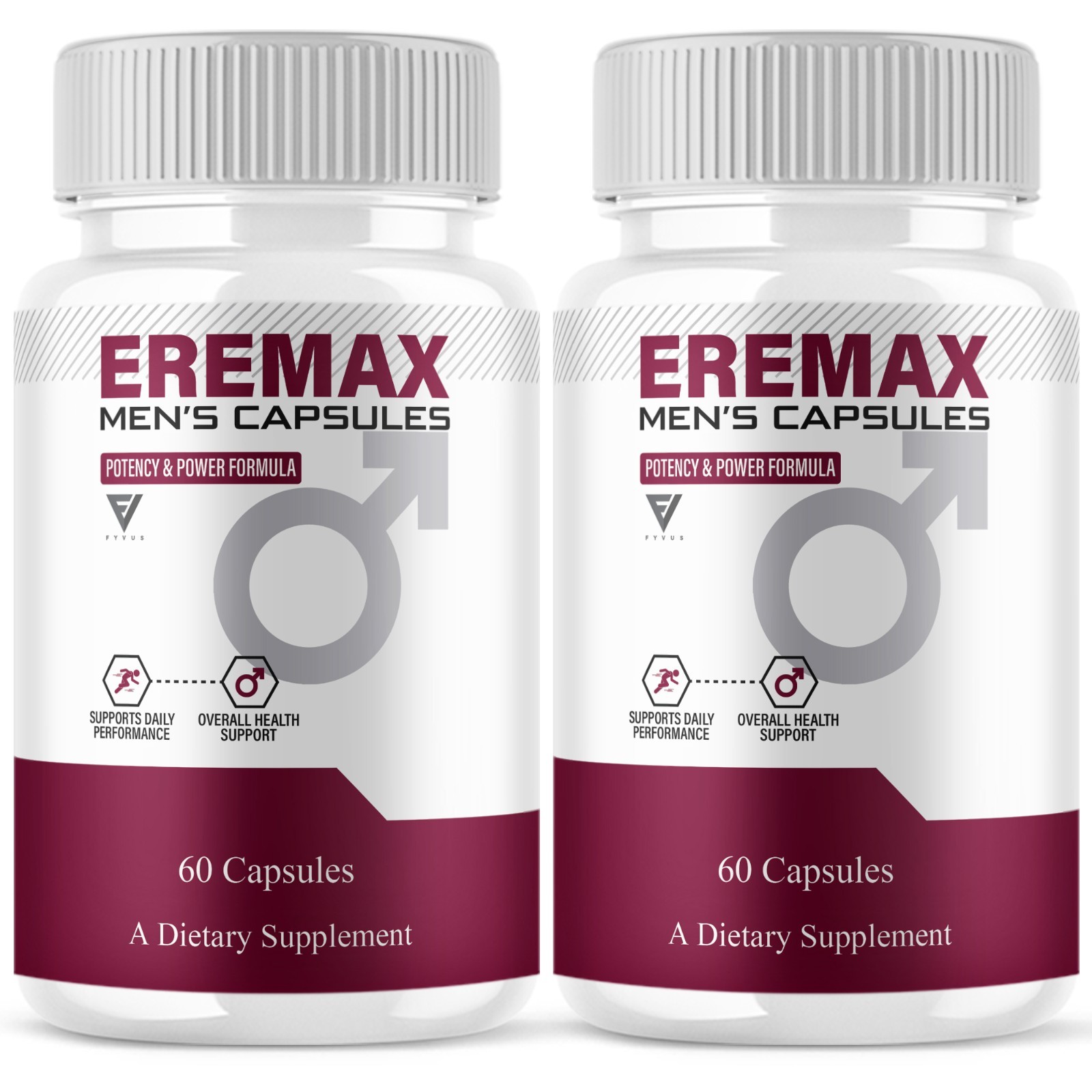 (2 Pack) Eremax Capsules, Eremax Premium Performance Supplement (120 Capsules)