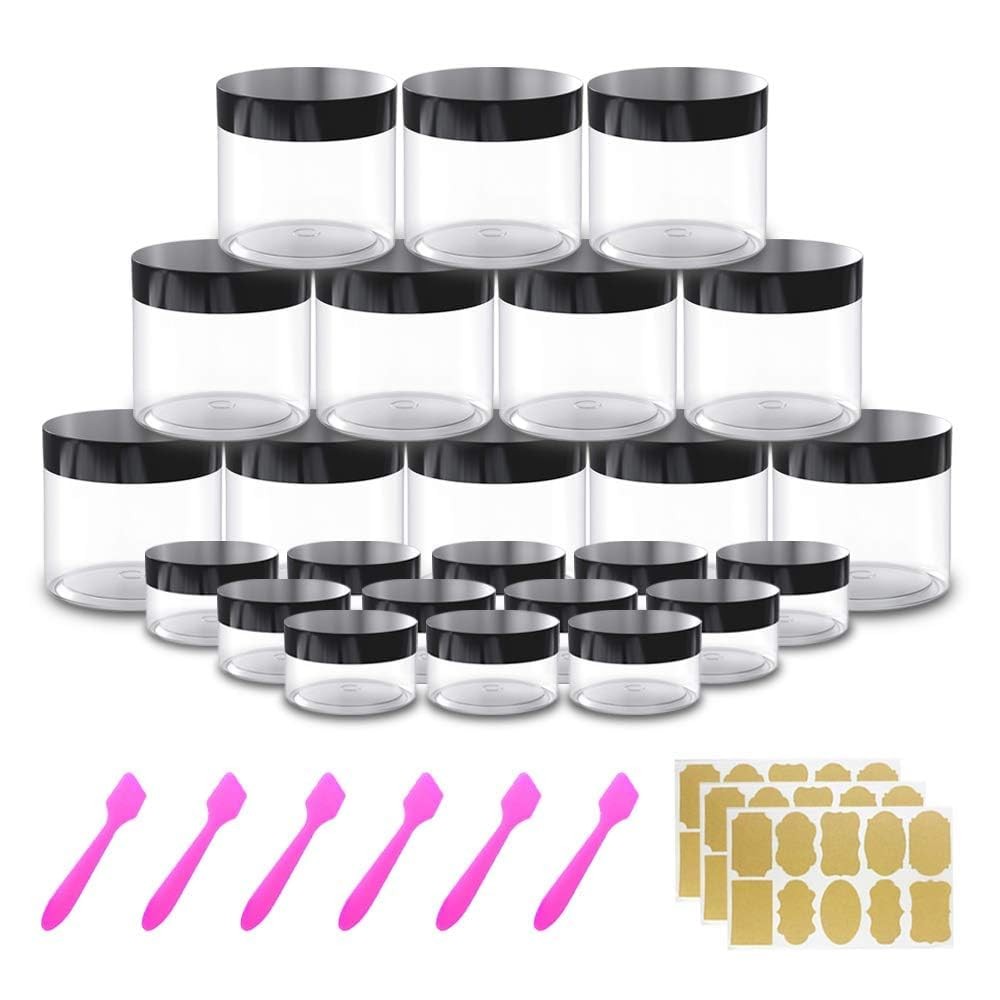 12 Pack 4 oz Glass Jars with Lids for Spices Herbs and Canning Crafts