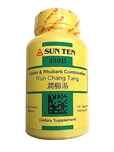 Sun Ten – Linum & Rhubarb Combination Capsules /430B Run Chang Tang / 潤腸丸