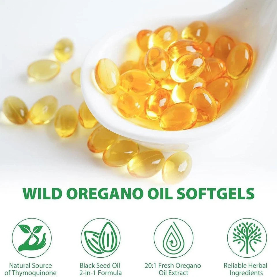 3X Micro Ingredients Oil Per Oregano Softgels 6000mg of Serving,900 Count total