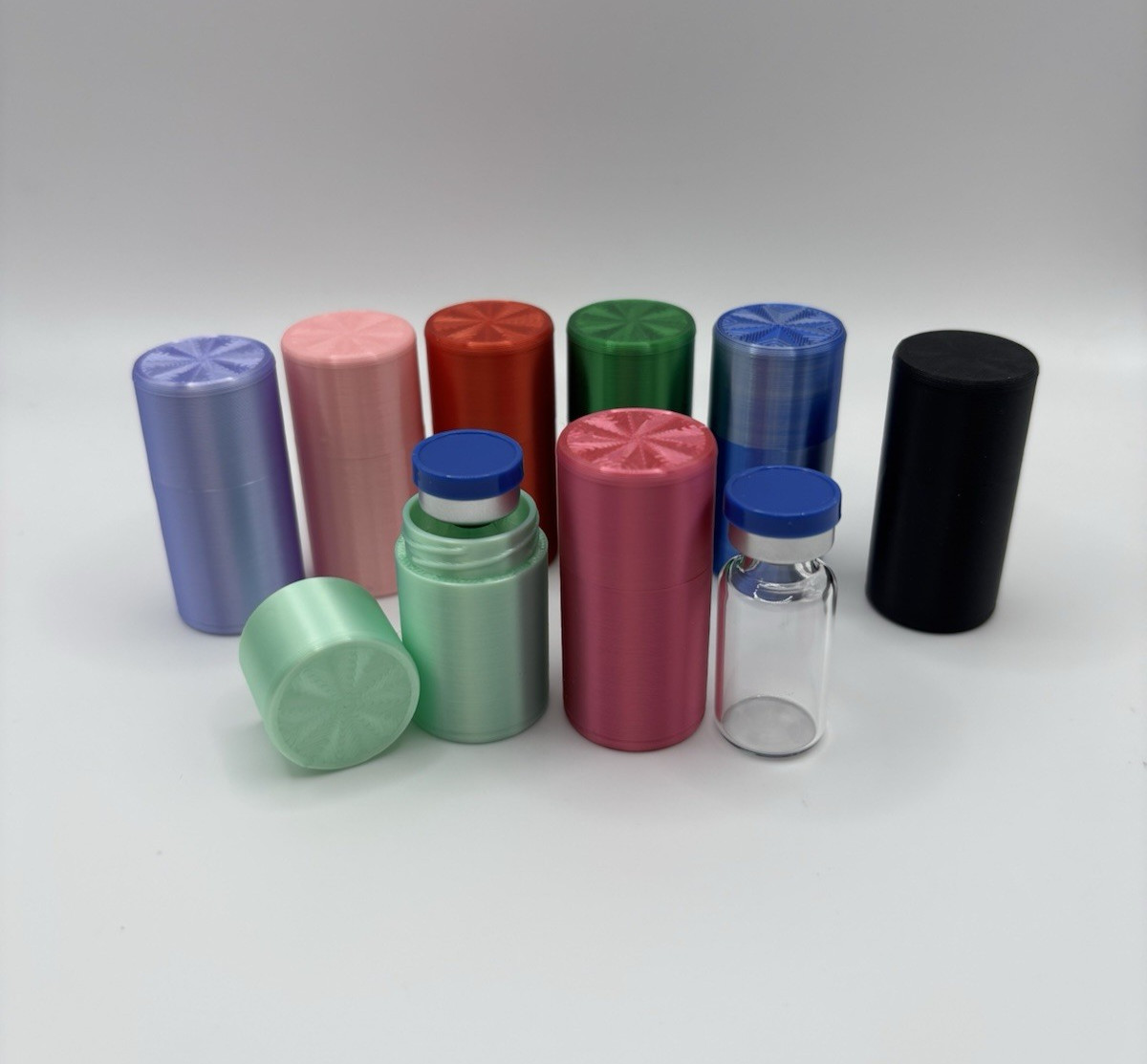 Single Peptide Vial Holders 3mL / 5mL / 10mL sizes – Multi-pack Options