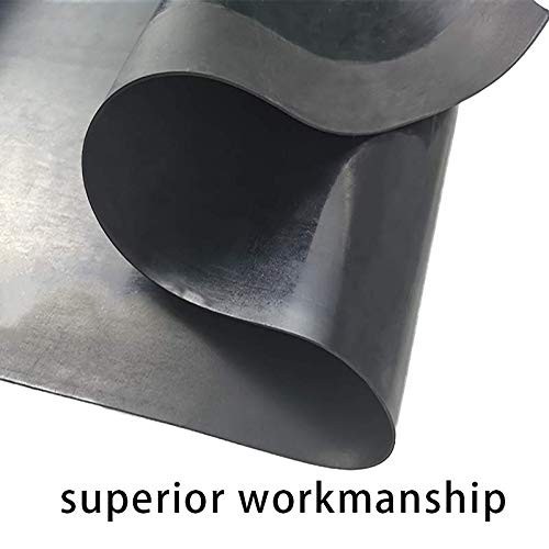 Solid Rubber Strips 1/8″ .125″ Thick x 1″ Wide x 120″ Long, Thin Neoprene Rub…
