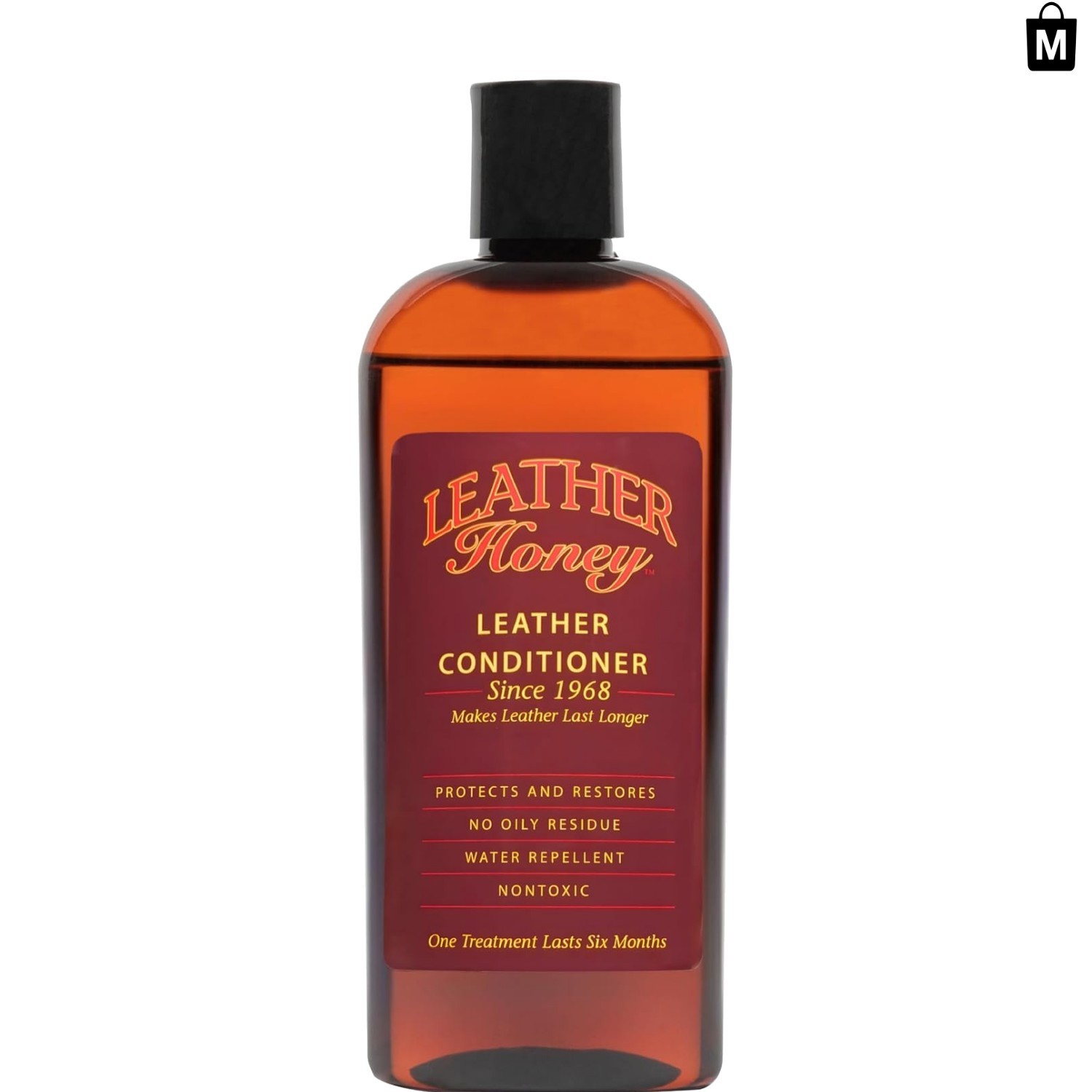 8 Fl Oz Leather Conditioner – Water-Repellent & Unscented for All Leather Types