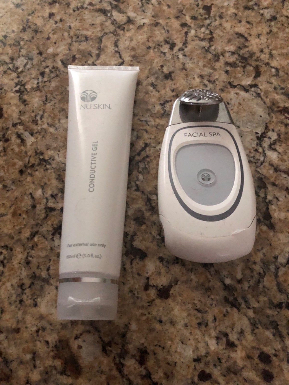 nu skin galvanic spa facial old style with gel