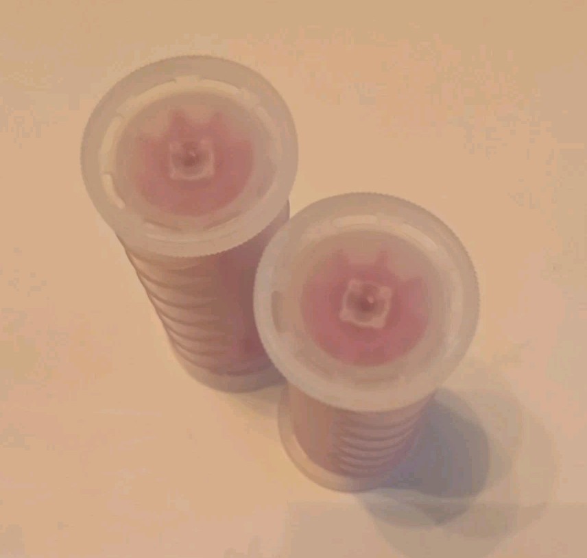 Conair HS15R Easy Start Replacement Curlers Medium Pink Set of 2 Hot Rollers