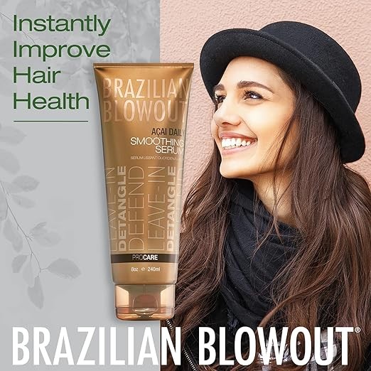 Brazilian Blowout Acai Daily Smoothing Serum 8 oz New