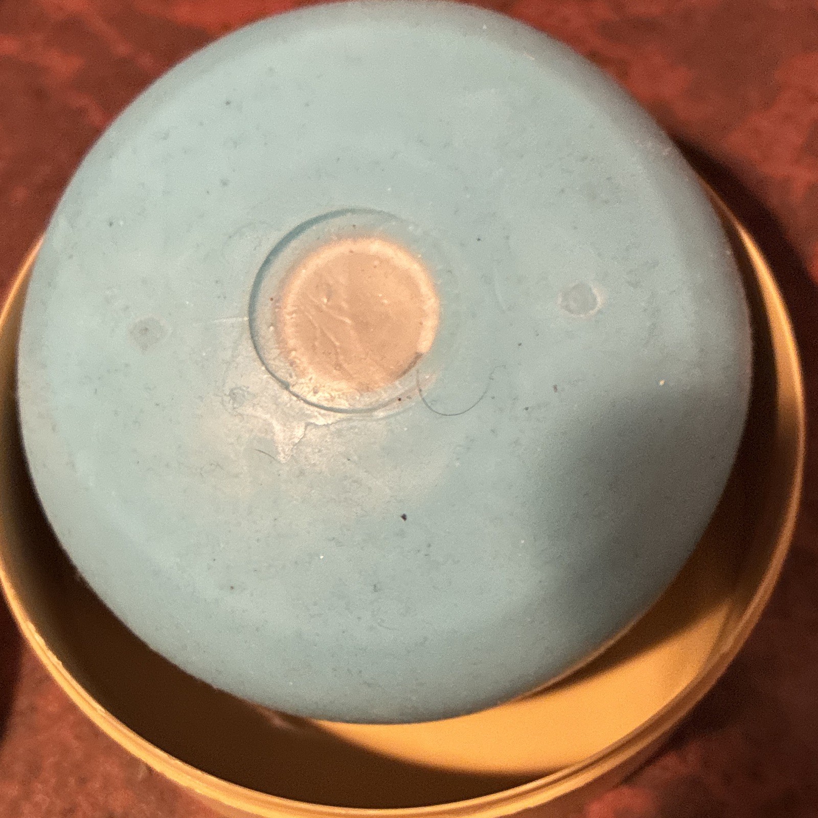 Blue Foam Squeezable Squeeze Ball Stress Reliever 3in x 3in x 3in