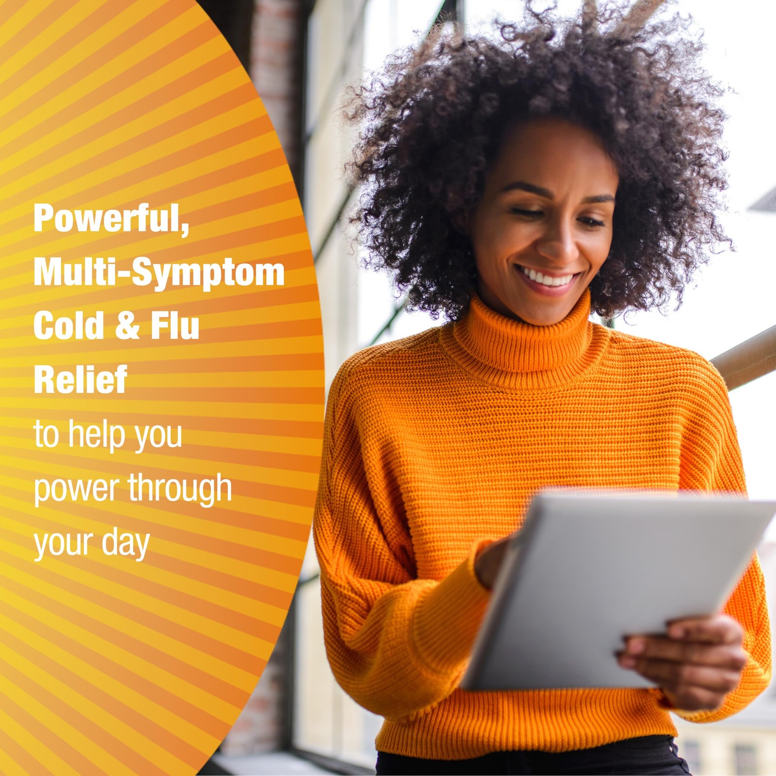Cold & Flu Medicine, Powerful, Multi-Symptom Relief for Pain, Fever, Sore Thr…
