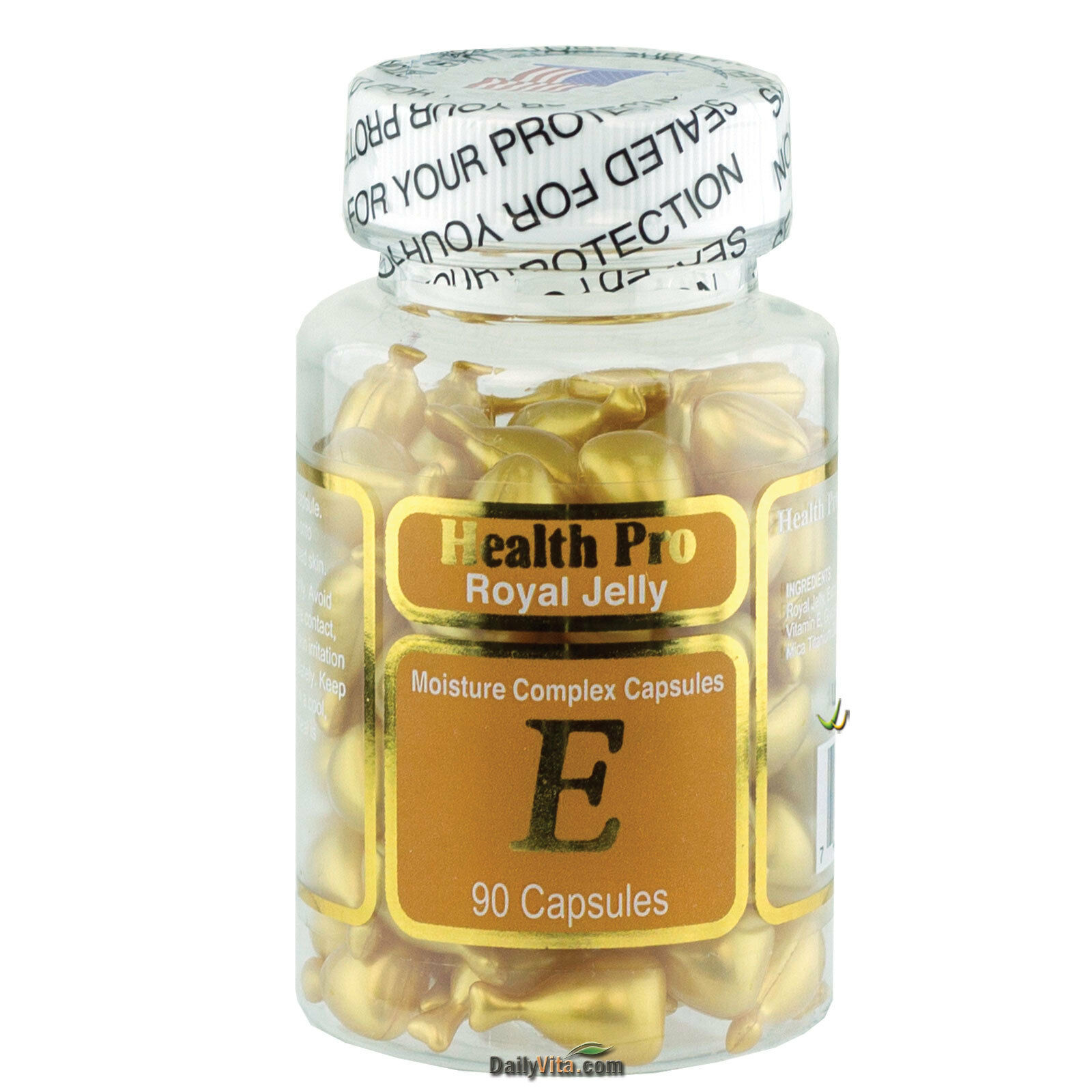 8 X Royal Jelly & Vitamin E Skin Oil 90 Capsule Total 720 Caps