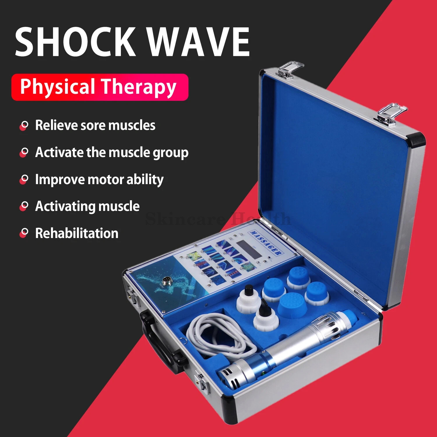 2026 Shockwave Therapy Machine Body Massage For Muscle Pain Removal ED Treatment