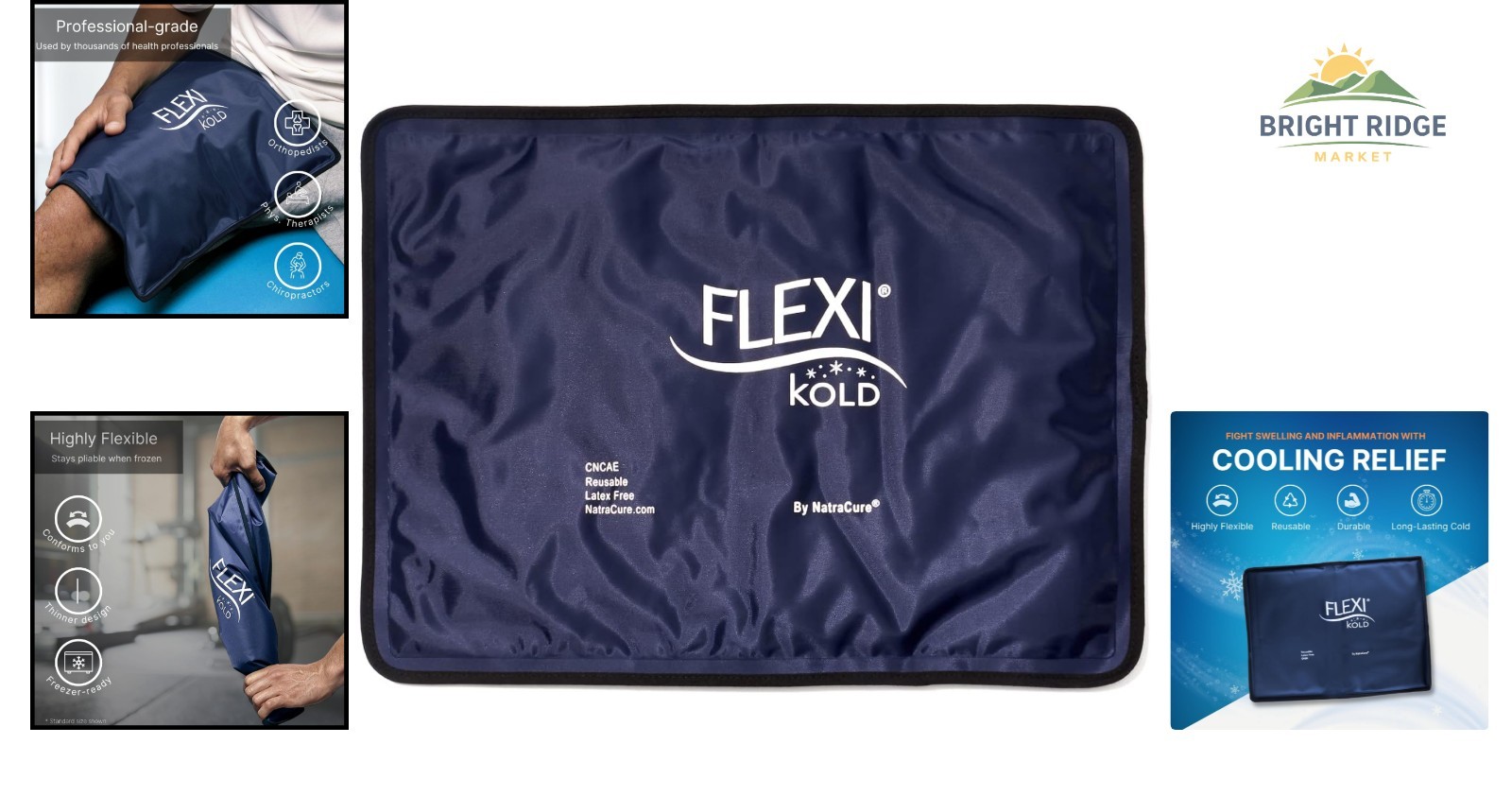 Durable Reusable Ice Pack for Back, Knee, and Shoulder – Flexible and Effective