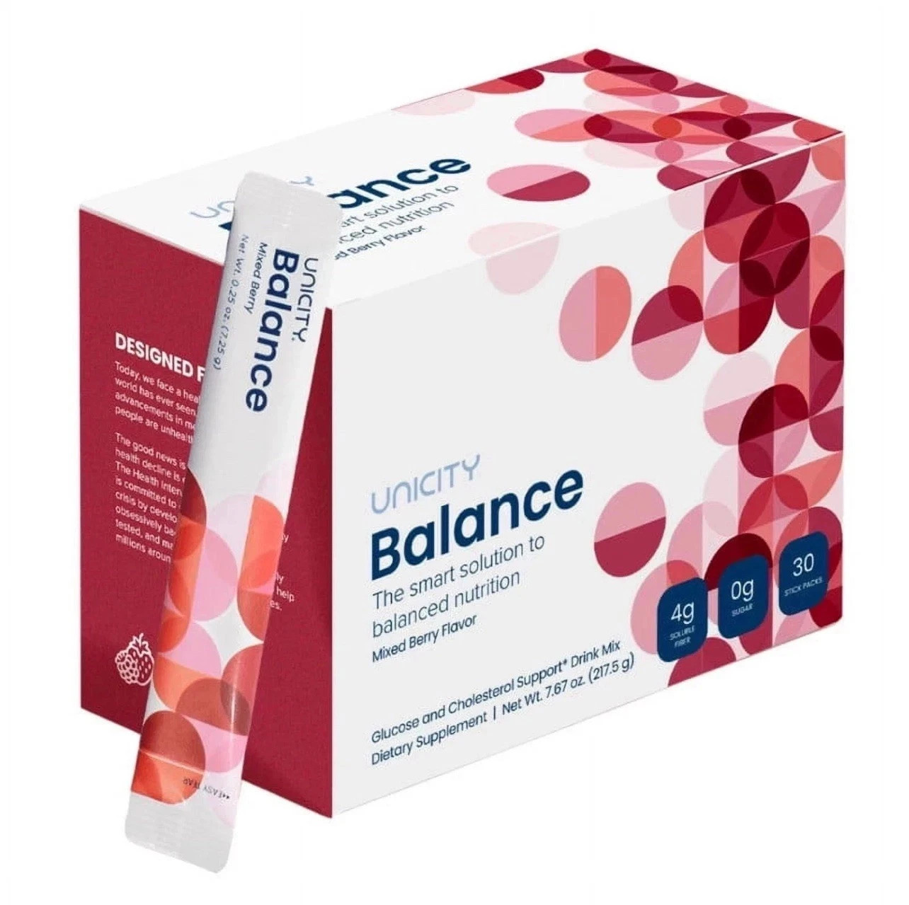 Unicity BALANCE 30 Packets/Stick Packs MIXED BERRY NEW/SEALED