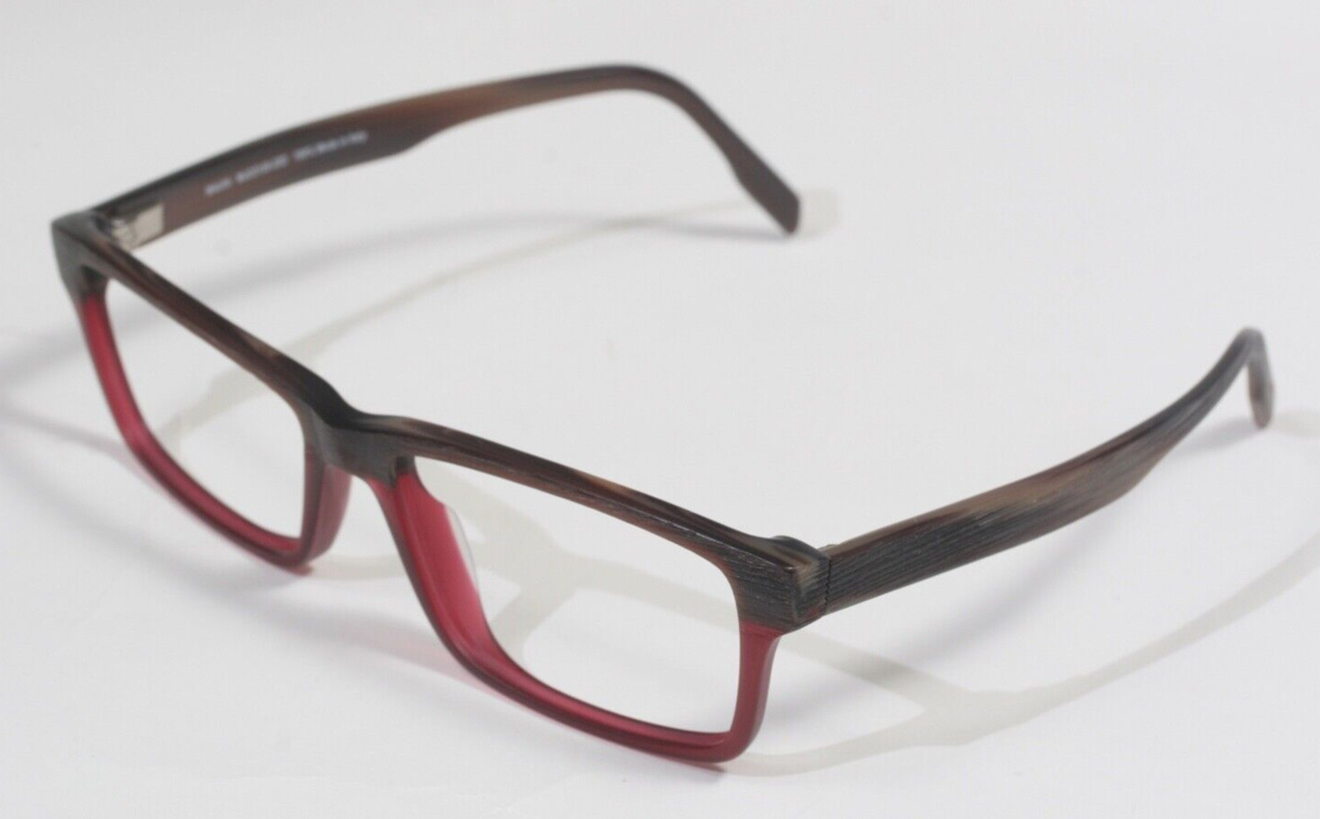 NEW Maui Jim MJO2120-25D Brown Red Woodgrain Eyeglasses 57-17-145 B36 Italy M31