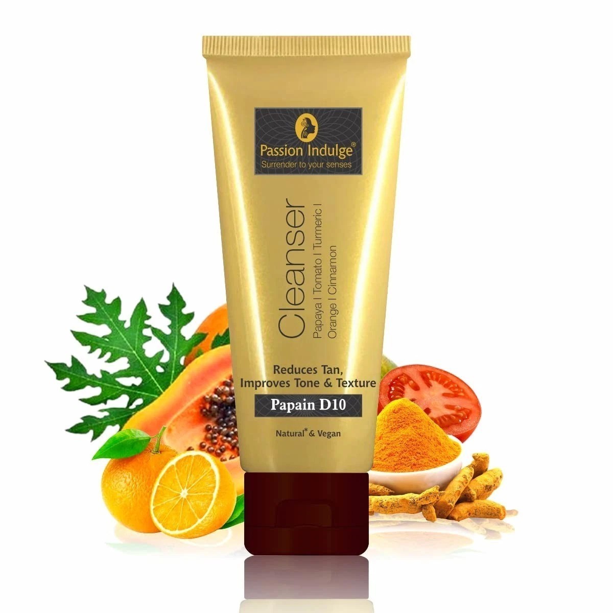 Passion Indulge Papain D10 Cleanser For Glowing Skin 100ml