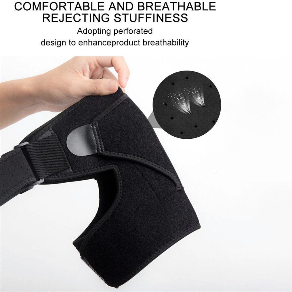 Shoulder Brace Support Compression Sleeve Torn Rotator Cuff Relief AC Joint Pain