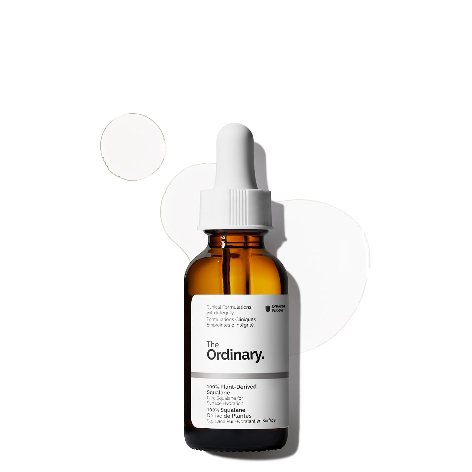 The Ordinary 100% Plant Derived Squalane Oil Face Hair Hydration Serum 1 oz
