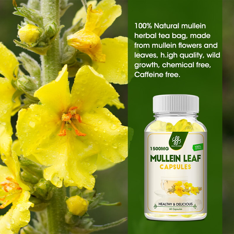 Mullein Leaf Gummies/ Capsule For Lung Cleanse Detox Herbal Dietary Supplement