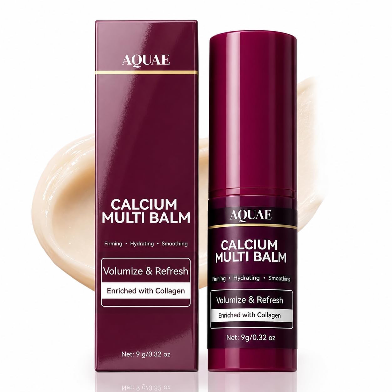 Aquae Calcium Balm Stick 0.32 Fl Oz Face Eyes Lips