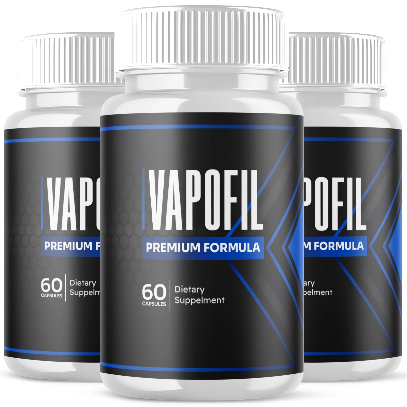 (3 Pack) 180 Advanced Male Pills Vapo Fil Formula Supplement Vapofil Capsules