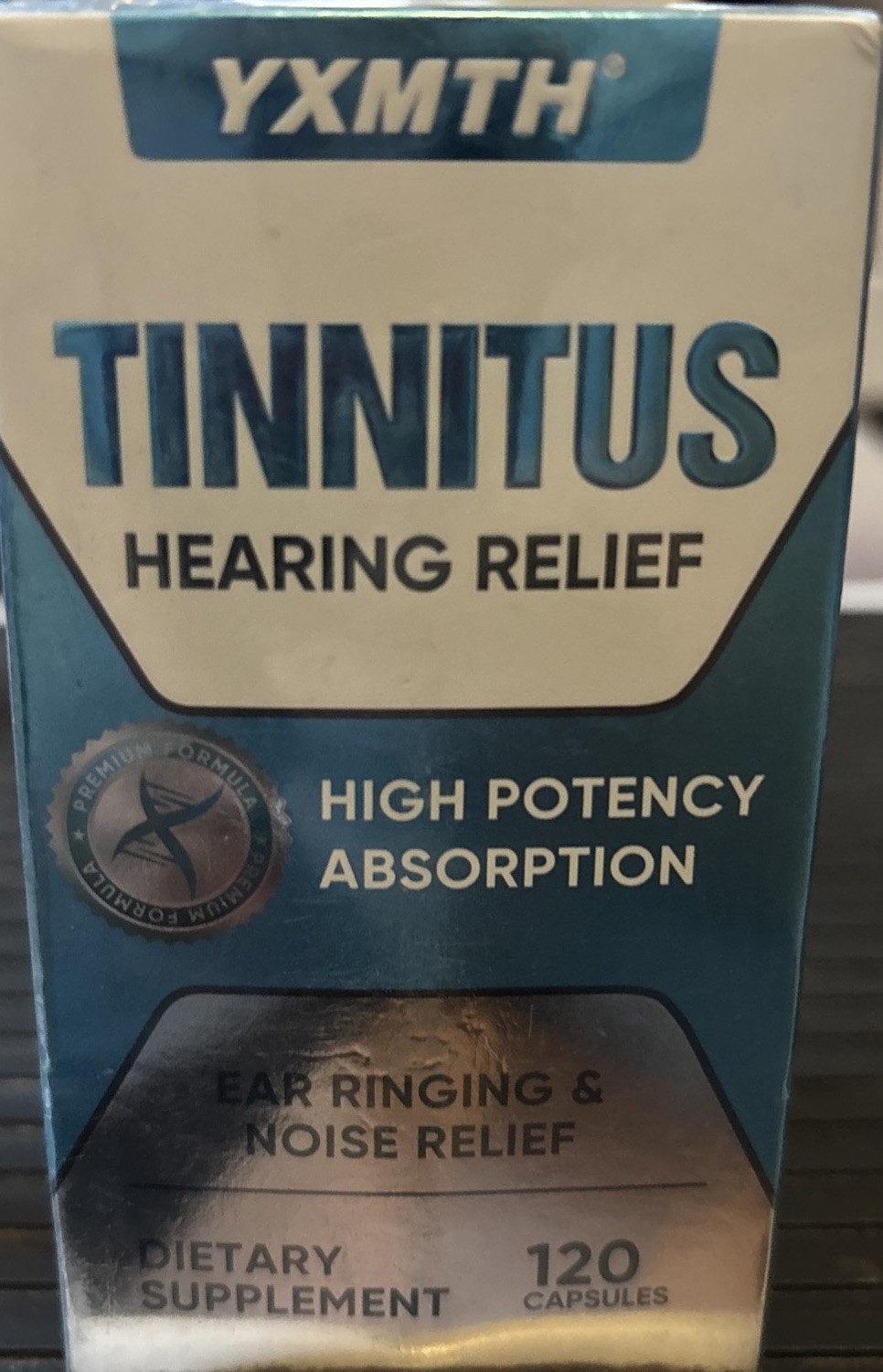 Tinnitus Hearing Relief (Ear Ringing, Noise Relief) 120 Capsules.